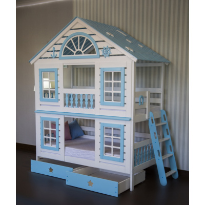 Кровать-домик ''Камелия Стандарт'' массив